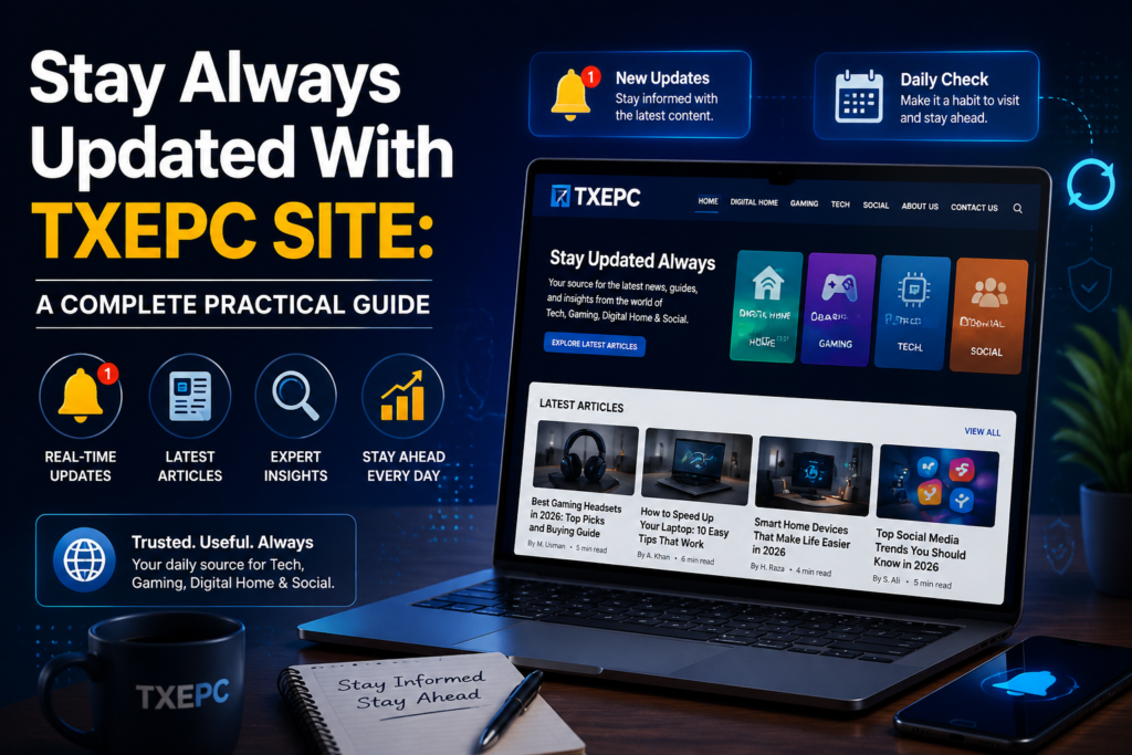 Stay Always Updated With TXEPC Site: A Complete Practical Guide stay always updated with txepc site