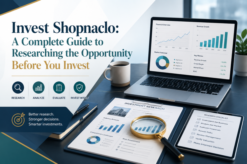 Invest Shopnaclo: A Complete Guide to Researching the Opportunity Before You Invest invest shopnaclo