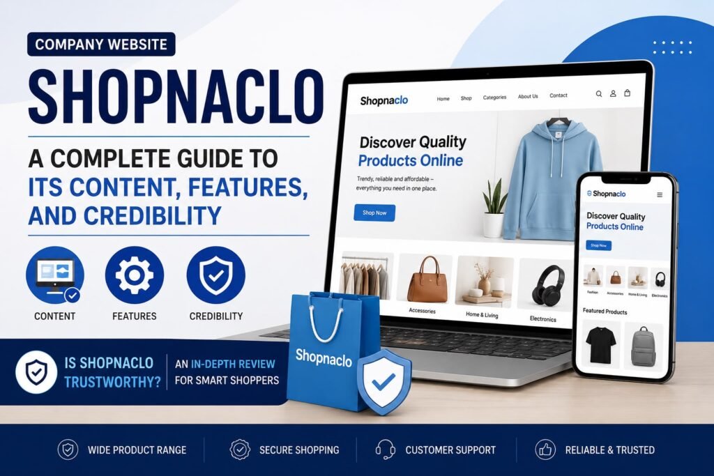 Company Website Shopnaclo: A Complete Guide to Its Content, Features, and Credibility company website shopnaclo