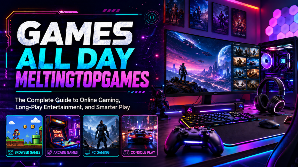 Games All Day MeltingTopGames: The Complete Guide to Online Gaming, Long-Play Entertainment, and Smarter Play games all day meltingtopgames